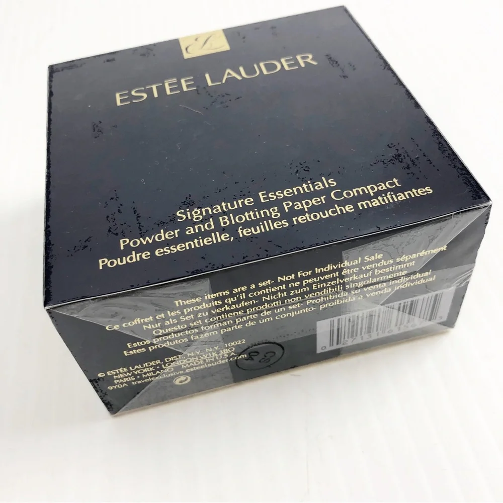 Estee Lauder Signature Essentials Powder and Blotting Paper Compact Sealed - Picture 2 of 4